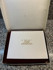 Vintagehyatt Gold Passport Luggage Tags Set Leather Bag Id  Tags In Gift Box