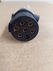 Plastic 7 Way Plug Semi Trailer Light Connector Round Split Pin Receptacle