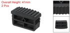 2pcs Ladder Feet Non Slip Extension Ladder Feet Rubber Pads Cover Black