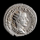 Gordian Iii Ar Antoninianus 241-243 Ad Rome Jupiter Ancient Roman Silver Coin