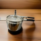 Vintage Flex-seal Chrome Pressure Cooker   In Excellent Condition