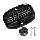 Rear Brake Master Cylinder Cover For Harley Touring Electra Glide   street Black