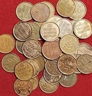 3 Antique Coins  From Palestine British Mandate 1 Mil Coin 1927_1946  Free Shipp