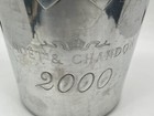 Vintage Y2k 2000 Moet Chandon Champagne Polished Aluminum Silver Ice Bucket