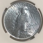 1935 Peace  unc au       better Date mint   Great Color   High Points  Luster        