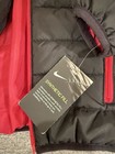 Nwt New Nike Boys Sz 4 Puffer Jacket Hooded Hoodie Full Zip Black red  75 Retail