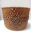 Antique Extra Fine Nw Coastal Salish Imbricated Basket - Clean  