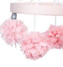 Lambs   Ivy Signature Botanical Baby Pink Floral Musical Baby Crib Mobile Nib