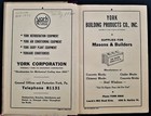 1952 Vintage York Pa Directory Genealogy Names Addresses Ad History Polk