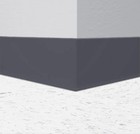 Roppe 700 Series 1 8  Rubber vinyl Mix  type Tp  Charcoal  6  H X 1 8  W  outsi