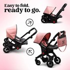 Convertible Travel Stroller Toddler Play Toy Car Seat Two In One Foldable Baby