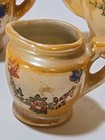 Japan Lusterware Childs Ceramic 4 Piece Miniature Tea Set Vintage Early 1900s