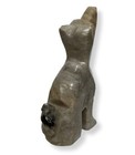Onyx Howling Wolf Figurine 2 25inhand Carved Stone Totem Miniature