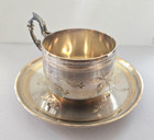 Antique Exceptional Museum Quality French Victor Boivin Cup   Sauser 950 Silver