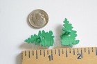 4 Snow   Winter Trees   Buttons Galore   Shank Back Christmas Embellishments