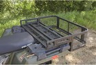 Atv Rear Drop Basket Cargo Carrier Rack  Heavy-duty Steel  29 5  X 39  X 10 h