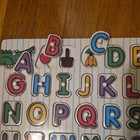 Melissa   Doug Wooden Alphabet Peg Puzzle Board A-z Educational Toy