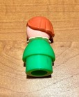 Vintage Fisher Price Little People Green Girl With Freckles