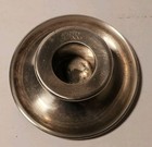 Prr Pennsylvania Railroad Dining Car Silver Candle Stick Holder  Rare