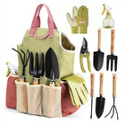 Gardening Tool Set Gift 10 Pieces Outdoor Garden Tool Kit Weeder Transplanter