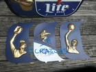 Vintage Miller Lite Beer  Sports Kit Clock Sign 1989