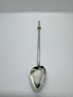 Sterling Silver 925 Heart Shaped Vintage Cocktail Spoon Straw