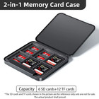 Llano Card Case Holder Water Resistant   Anti-shock Memory Card Case For Sd micr
