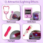 Phobby Doctor Kit For Toddlers Aged 3 4 5  Medical Pretend Child-size  Pink 