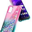 Designed For Blu Phone Case  b1550vl   Bling Sparkly View Speed 5g Pink aqua