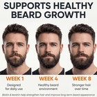 Biotin Beard Balm For Men Unscented 2 Oz Shea Butter Wax Moustache Shaping Care