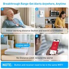 Wireless Caregiver Pager System With Call Button For Elderly At Home - Emergency