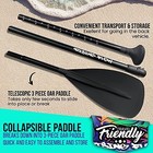 Adjustable Stand Up Paddle Board Paddle Lightweight Sup Oar Aluminum Shaft Pro