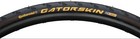 Continental Gatorskin Tire - 700 X 25 Clincher  Folding  black  180tpi  New Nob 