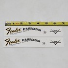 Fender 70 s Strat Waterslide Guitar Neck Headstock Decals W  Cs Logo  set Of 2 