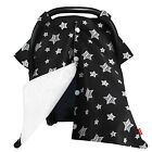 Baby Car Seat Cover Opening Minky Carseat Canopy Cover Multiuse Cover For Infant