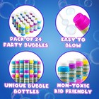 Party Bubbles For Kids -  bulk Pack Of 24  2-oz Bubbles Bulk Solution With Bu   