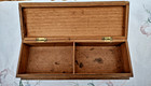 Antique Vintage Wood Box Jewellery Trinket Original Condition