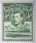 Travelstamps  1938 Basutoland Stamps Sg  18 - 1 2d Kgvi   Crocodile - Mogh