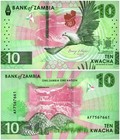 Zambia 10-50 Kwacha 3 Pieces Set  2024  P-62-64  Unc