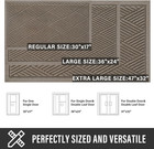 Sturdy Front Door Mat  Absorbent Muddy Dirt Resist Welcome Door Mats Outdoor Ind
