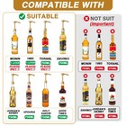 10 Pcs Gold Coffee Syrup Pump  Compatible With 25 4 Oz 750ml 10 Packs 
