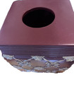 Popular Bath Tissue Box  Elegant Rose Collection  Burgundy gold 
