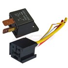 2 Pack 12v 80 Amp 4-pin Spdt Automotive Relay With Wires   Harness Socket Set