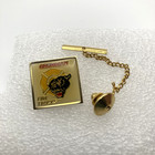 Vtg Grumman Emergency Products Fire Trucks Firecat Tie Tack Bar And Chain