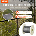 T304 Stainless Steel Cable  1 16  7x7 Steel Wire Rope 328 Ft Cable Railing