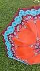 Vintage 1960 s 70 s Parasol Floral Umbrella