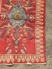 Vintage Hand Made Traditional Rug Oriental Wool Multicolor Carpet 123x76 Cm