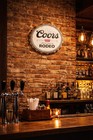 Coors Banquet Large Metal Sign Man Cave Pub Bar Decor Official Beer Of Rodeo 