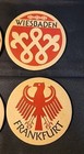 Lot Of 8 Vntg German Beer Coasters
