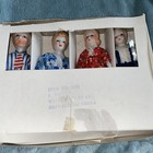 Vintage Bisque Dollhouse Family Of 4 Free Shipping 